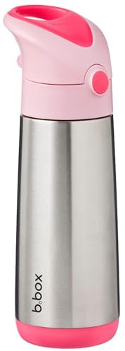 b.box Insulated Drink & Water Bottle | Insulated Double Wall Stainless Steel | Keeps Drinks Cold up to 15hrs, Warm up to 8hrs | 500ml/16.9