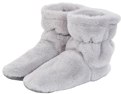 Fashy kuschelige weiche Fußwärmer mit Wärmepad, one Size, Damen