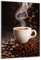 DARO Design - Wand-Bild auf 6mm HDF 30x20 cm Kaffee Bohnen Tasse - Wand-Deko Bilder Geschenk