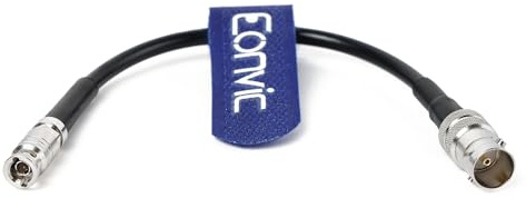 Eonvic Câble coaxial micro BNC mâle vers BNC femelle pour assistance vidéo 5 3G Blackmagic Design Moniteurs 6G HD SDI Câble vidéo 15 cm