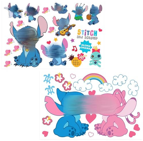 3D Cartoon Wandtattoo Kinderzimmer, Niedliches Wandtattoo Kinderzimmer Mädchen Junge, Selbstklebende Vinyl Aufkleber Anime für Kinderzimmer Babyzimmer Wohnzimmer Dekoration Wandsticker