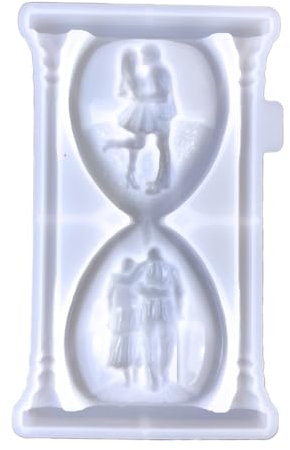 Silikonform mit Liebessymbol, Sanduhr, Projektherstellungswerkzeug