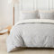 Lekesky Grey Double Duvet Cover Set - Bedding Sets Bohemian Style, Light Grey Duvet Cover Double Soft Microfiber Lightweight with 2 Pillowcases for Bedding Double Bed Set 200x200 cm, Grey/Boho