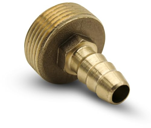 DOJA Barcelona Boquilla de manguera de gas, adaptador de conexión de gas, adaptador de manguera de gas de 7/8 pulgadas, conector de manguera de gas, boquilla de manguera de gas butano de latón