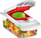 MYBO TV - Mandoline Professionnelle 6 Lames - PRO COUPE - Coupe Légume - Tranche, Râpe, Julienne, Cubes - Rapide & Facile - Pour Concombres, Carottes, Pommes de Terre... - ABS Durable - Inox Tranchant