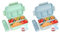 Bugucat Brotdose für Kids - Lunchbox Auslaufsicher mit 4 Fächern, Bento Box für Kinder & Erwachsene - Frühstücksbox für Jungen & Mädchen (Blau, Grüne Innenfarbe, 1300ML, 2er Set)