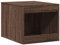 vidaXL Katzenklo Schrank, Katzenschrank Katzentoilette, Beistelltisch Katzenhaus, Katzenmöbel Verstecktes Design, Braun Eichen-Optik Holzwerkstoff
