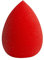Beauty Egg Makeup Blender Beauty Egg Set Gourd Water Drop Puff Makeup Puff Set Colorful Cushion Cosmestic Sponge Tool Wet and Dry Use Makeup Sponge(Red)