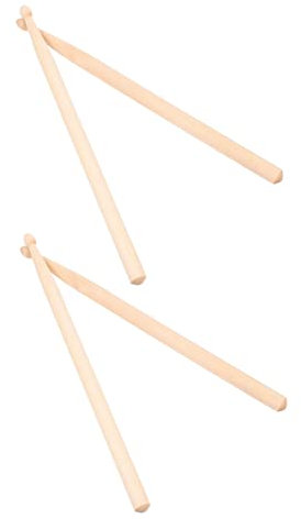 CIMAXIC 2paare Ahorn Drumsticks Holz Percussion Schlägel Instrument Zubehör Drumsticks Schlagzeugsticks