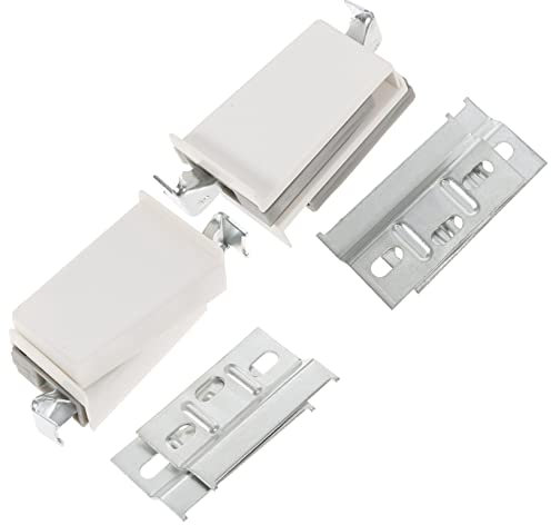 Tofficu 4juegos Perchas Metálicas Para Gabinetes Amortiguadores De Cierre Soportes De Abs Resistente y Duradero