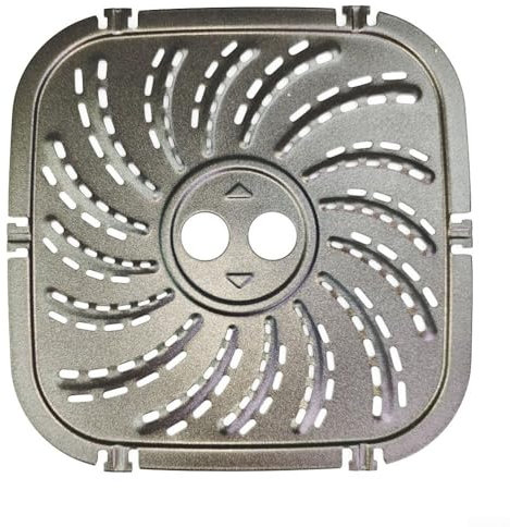 FACULX Air Fryer Replacement Grill Pan Fit For PowerXL For Vortex Pro 8QT Plus, Air Fryer Rack Replacement Parts Accessories, Dishwasher Safe (22 * 22cm)