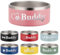 Gamelles personnalisées pour chien avec nom personnalisé - Gravé au laser - Design double couche antidérapante - En acier inoxydable 304 - Pour chat et chien - Cadeaux pour animaux de compagnie