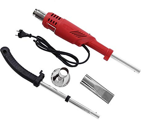 Ejoyous Elektrischer Unkrautvernichter 2000W elektrischer Unkrautbrenner 650°C max Temperatur mit 1.8m Kabel und 2 Düsen für Pflastersteine und Straßen