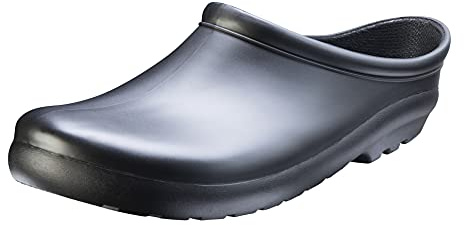 Sloggers - Original Waterproof Restaurant Work Shoe for Men – Outdoor Slip-On Rain and Durable Footwear with Premium Comfort Support Insole Black, 10 - Made in USA with US and Imported Parts