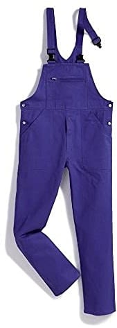 BP Workwear Basic 1413-060-13 Latzhose - Verstellbarer Bund - Kunststoff-Clip-Verschlüsse - Reine Baumwolle - Schlanke Passform - Größe: 102 - Farbe: königsblau