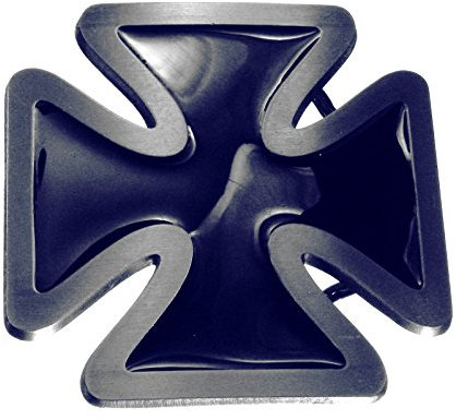 Piratenladen Buckle Eisernes Kreuz, Iron Cross, blau, Gürtelschnalle