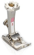 BERNINA Knopflochfuß #3, 008447.72.00, Kunststoff, Säumenadel (Knopflochfuß), Presser Foot