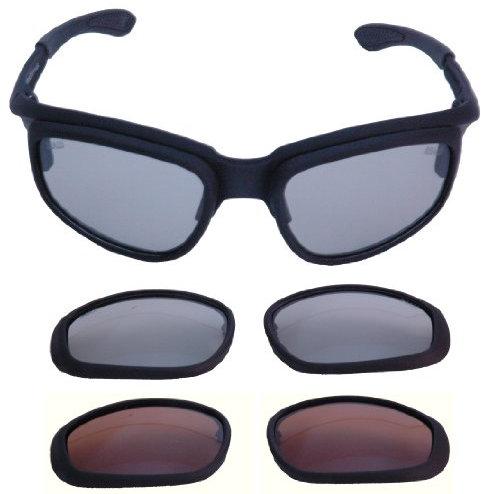 RxMulti3D Lunettes 3D Collection pour RealD, Masterimage 3D, télévisions 3D passives tel, Linéaire 3D et lunettes de soleil, noir