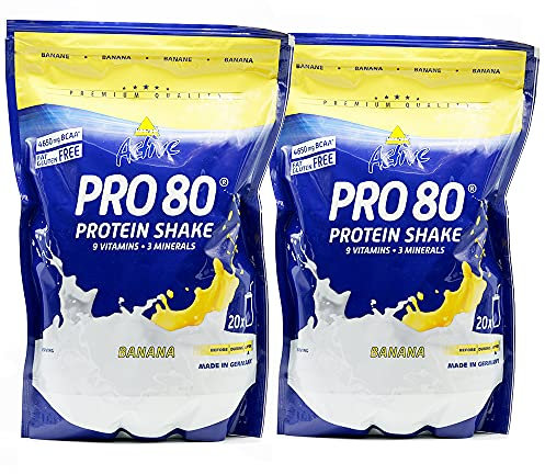 Inko Active Pro 80 Beutel 2er Pack (2x500g) Banane (D)