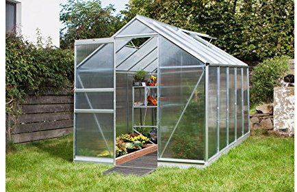 VITAVIA Gewächshaus Set »Apollo« silberfarben