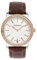 ABELER & SÖHNE Made in Germany Damenuhr mit Lederband, Saphirglas und Zirkonia AS1204