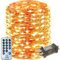RcStarry Fairy Lights Plug in, 100M 1000LED Copper Wire Fairy Lights Warm White, 333ft LED Fairy String Lights Mains Powered with Remote, Timer, 8 Modes, Memory, Waterproof for Indoor Outdoor Decor
