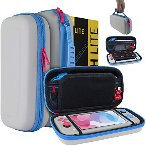 Carry Case for Nintendo Switch Lite Protective Hard shell Portable Travel Carry Case with storage for Accessories & Game Cartridges (Zacian)