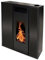 INTERSTOVES - Poêle à granules TESSA 10 Etanche Concentrique - Noir