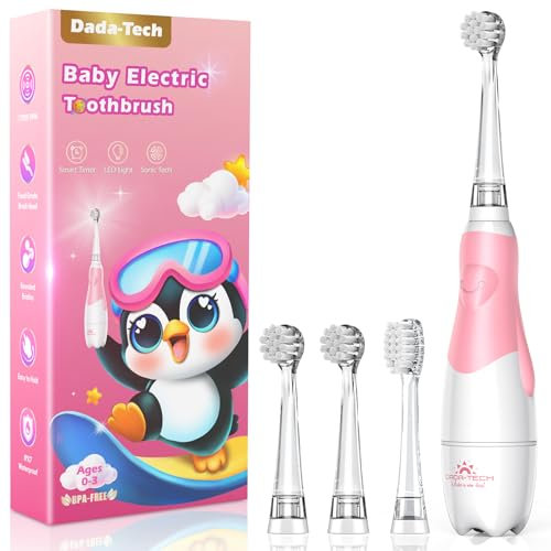 Elektrische Zahnbürste Kinder Baby Zahnbürste Kinderzahnbürste Rosa