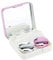 Uxsiya Mini Contact Lens Case Portable Contact Lens Container for Contact Lenses and Travel (Rose Red)