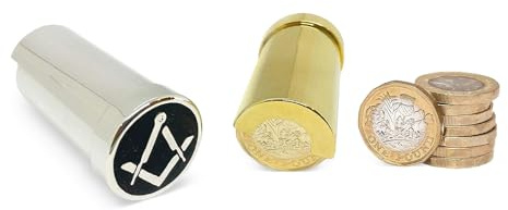 Masonic Freimaurer Craft Design Münzhalter – Geldbörse Gr. Einheitsgröße, vergoldet