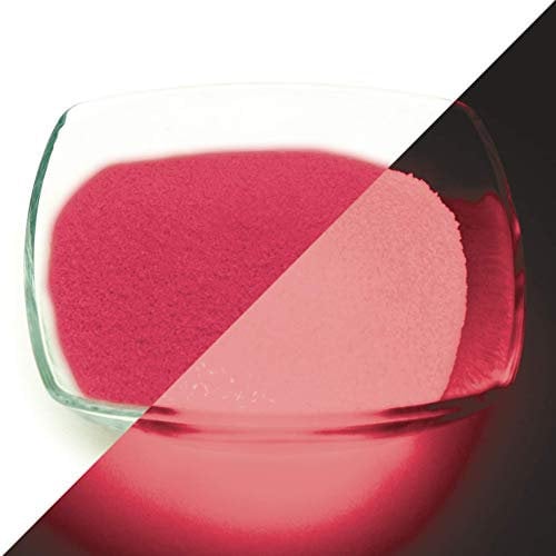 LUMENTICS Premium Leuchtgranulat Pink - Im Dunkeln leuchtender Farbsand. Nachleuchtendes Granulat für Dekoration, Bastelei, Harz, Resin und Epoxy (1 mm, 100 g)