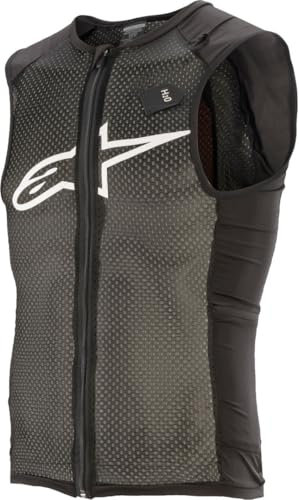 Alpinestars Gilet di Protezione Paragon Plus, Nero/Bianco, XL Unisex-Adulto
