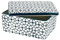 Bloomingville Beurrier Kristina - Couleur 250g L 13 x H 6 x W 10 cm, Bleu, Céramique