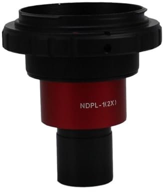 Microscope Camera Adapters 2x Microscope Camera Adapter lens for DSLR Photography (Color : Red for N-o)