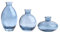 3 Pièces Transparent Vase, Vases en Verre, Vintage Bourgeon Vases, Vase en Verre Bleu, pour Maison, Arrangement De Fleurs, Salon, Chambre, Bureau, Table Déco