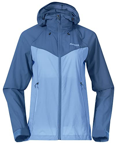 Bergans Skar Light Windbreaker Jacke Damen blau/petrol
