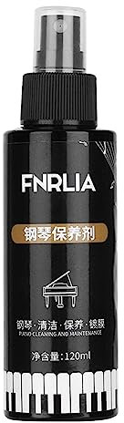 Klavierpolitur und Reiniger, 120 ml Klavier-Reinigungspflege, Klaviertastenreiniger, Klavierlack Hochglanz, Klavierlack und Reiniger für Gitarre, Musikinstrument, Violine
