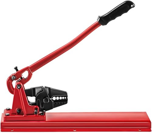 VEVOR Strumento di piegatura a banco tipo panca, da 61 cm, tipo piegatrice da banco per crimpatura da banco da 1/16, 3/32, 1/8, 5/32, 3/16, CRV (HRC 35-45 gradi), strumento di piegatura da banco