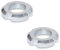 Ganter Normelemente | Nutmuttern DIN 70852 | 2 Stück | Stahl, flache Bauform | DIN 70852-ST-M16X1,5 | Gewinde M16x1,5