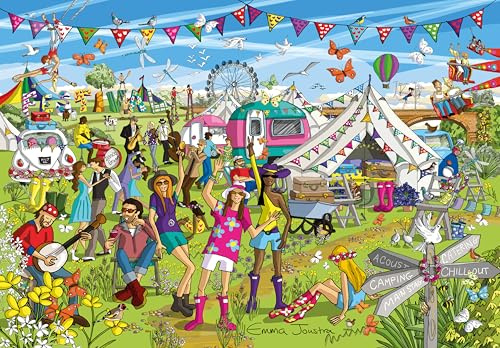 Festival Season 1000 Piece Jigsaw Puzzle; Emma Joustra art Collection; Eco-Friendly, Gift for Adults & Families