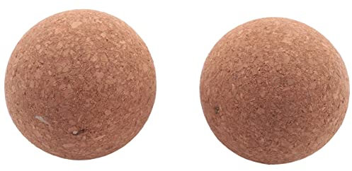 Jaopary 2 Pieces Wooden Cork Ball Wine Stopper, Cork Ball Stopper for Wine Decanter Carafe Bottle Replacement 2.1 Inch/ 5.5 cm