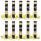 OH YEAH - 12 Uds Cañón Confeti Boda 30 cm - Cañones de Confeti Foil Oro y Plata - Ideal para Bodas - Celebraciones - Decoración Eventos - Gran Potencia de Alcance - Para Interiores y Exteriores