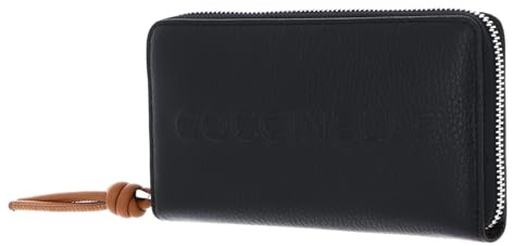 Coccinelle Metallic Soft Wallet Grained Leather Noir/Cuir
