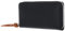 Coccinelle Metallic Soft Wallet Grained Leather Noir/Cuir