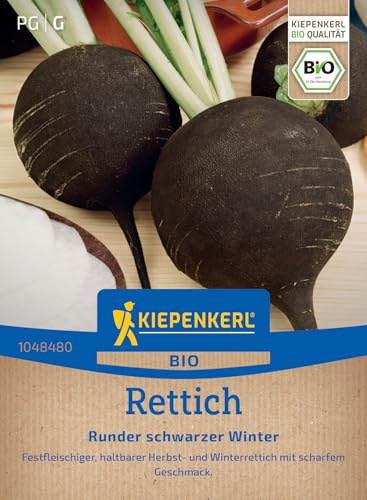 Kiepenkerl Rettichsamen Runder schwarzer Winter 1048480, Gemüsesaat