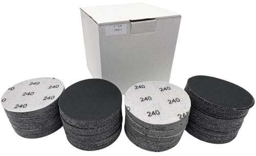 Set di 30 Dischi Abrasivi da 75mm, Carta Vetrata per Levigatura a Secco e Bagnato, Grane 1000/1500/2000/3000/4000/5000, Ideali per Legno, Metallo e Lucidatura Auto