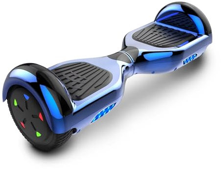 Hoverboards 6,5 Zoll Skateboard Kinder und Jugendliche Hoverboards mit Bluetooth - Led Licht Segway mit Leistungsstarkem Motor Geschenk für Kinder, Farbe: Blau