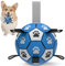 HETOO Hundeball Hundespielzeug Ball mit Griff für Hund Interaktives Schleppen von Krieg Wasser Hundebälle Spielzeug Geburtstagsgeschenk für Mittel/Große Hunde (6 Zoll Blau Grau)