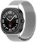 KUTEWEU Acero Inoxidable Correa para Galaxy Watch 8 Ultra 2/Watch8 Classic Strap, Quick-Fit Pulsera de Metal Magnético Pulsera con Funda Correa de Repuesto para Galaxy Watch 8 Brazalet (Plateado)
